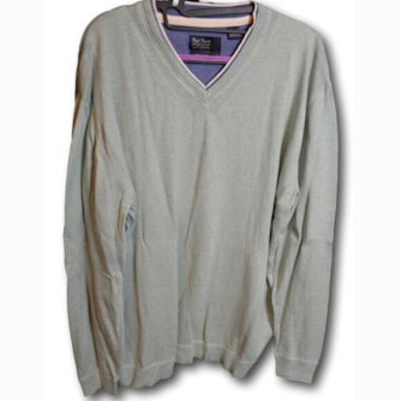 Nat Nast Men's On A Roll Sweater Maui Aqua Size: XL - Picture 2 of 3